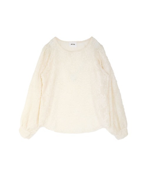 ACYM（アシーム）の「Flower lace ブラウス（シャツ/ブラウス・レディース・ブラック/アイボリー・FREE）」の3枚目の写真