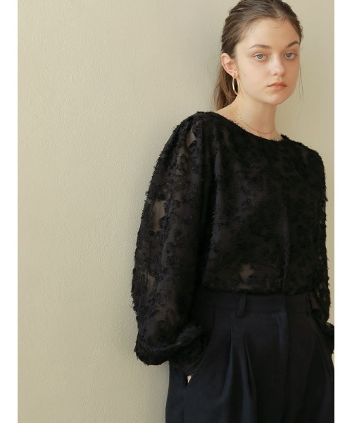 ACYM（アシーム）の「Flower lace ブラウス（シャツ/ブラウス・レディース・ブラック/アイボリー・FREE）」の11枚目の写真