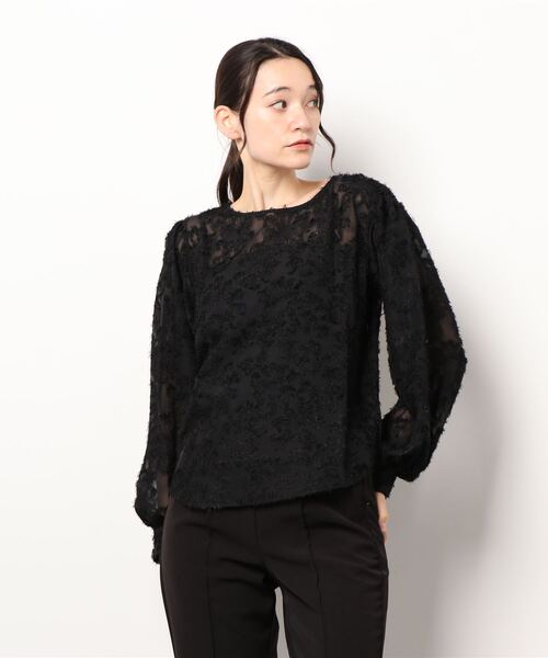 ACYM（アシーム）の「Flower lace ブラウス（シャツ/ブラウス・レディース・ブラック/アイボリー・FREE）」の8枚目の写真