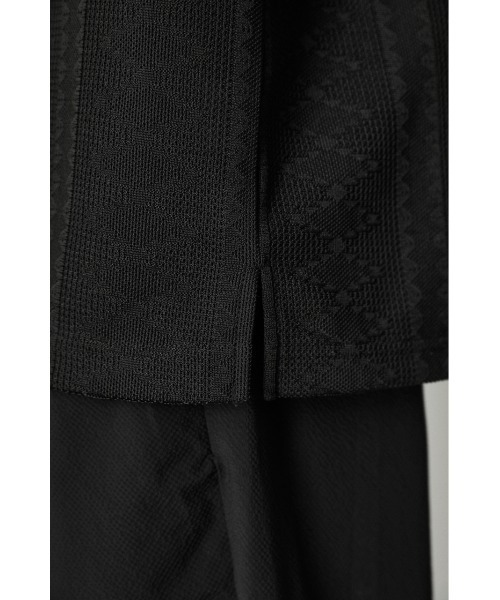 AZUL by moussy（アズールバイマウジー）の「ORTEGA JACQUARD SHIRT/オルテガジャカードシャツ（シャツ/ブラウス・メンズ・ライトカーキ/ブラック・LARGE/MEDIUM）」の11枚目の写真