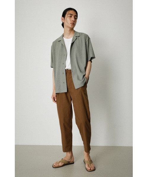 AZUL by moussy（アズールバイマウジー）の「ORTEGA JACQUARD SHIRT/オルテガジャカードシャツ（シャツ/ブラウス・メンズ・ライトカーキ/ブラック・LARGE/MEDIUM）」の14枚目の写真