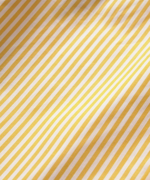 BRICK & SONS（ブリックアンドサンズ）の「リラックスバックプリーツシャツ＜イエローストライプ＞（シャツ/ブラウス・メンズ・イエロー・LL/S/M/L）」の12枚目の写真