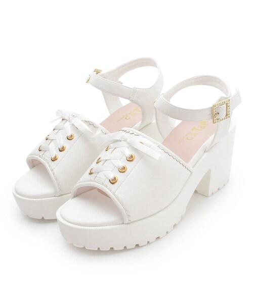 セール レースアップリボンサンダル サンダル Cs T P シーエスティーアンドピー のファッション通販 Zozotown