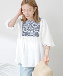 URBAN RESEARCH Sonny Label | バルーンスリーブ刺繍ブラウス(シャツ/ブラウス)