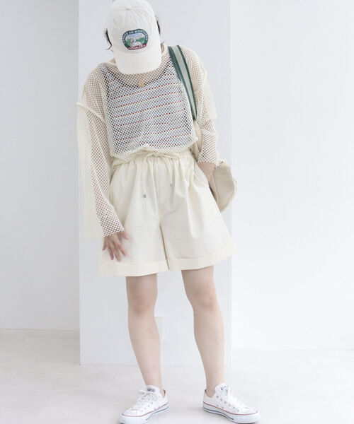 fredy repit(フレディレピ)の「リップショートパンツ(その他パンツ・レディース・ブラック/ベージュ/アイボリー・38)」の16枚目の写真