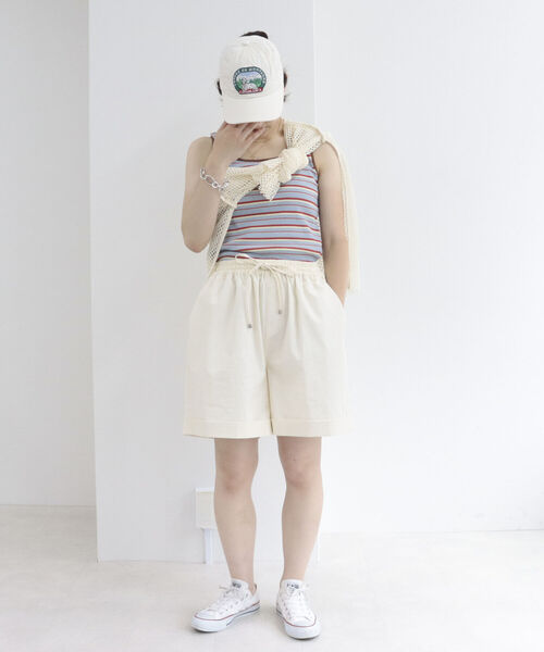 fredy repit(フレディレピ)の「リップショートパンツ(その他パンツ・レディース・ブラック/ベージュ/アイボリー・38)」の12枚目の写真