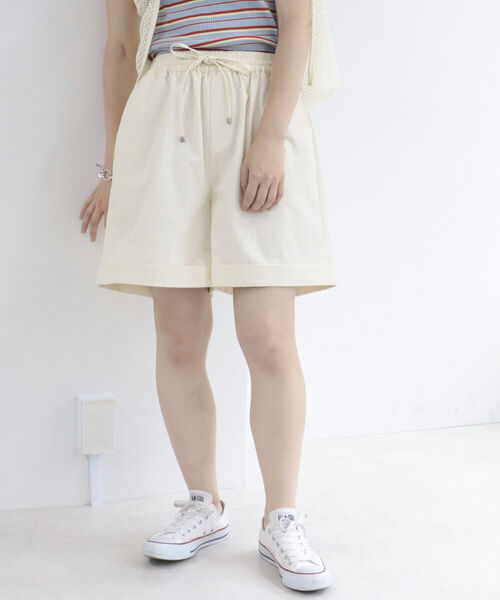 fredy repit(フレディレピ)の「リップショートパンツ(その他パンツ・レディース・ブラック/ベージュ/アイボリー・38)」の8枚目の写真