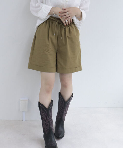 fredy repit(フレディレピ)の「リップショートパンツ(その他パンツ・レディース・ブラック/ベージュ/アイボリー・38)」の10枚目の写真