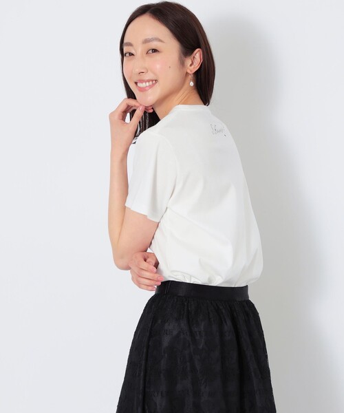セール Aiko Fukudaコラボ バックプリントtシャツ Tシャツ カットソー S Essentials エスエッセンシャルズ の ファッション通販 Zozotown