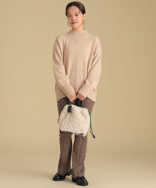 Ray BEAMS（レイビームス）の「Ray BEAMS / リバーシブル ボア バッグ（トートバッグ・レディース・ブラック/ダークブラウン・ONE SIZE）」の4枚目の写真