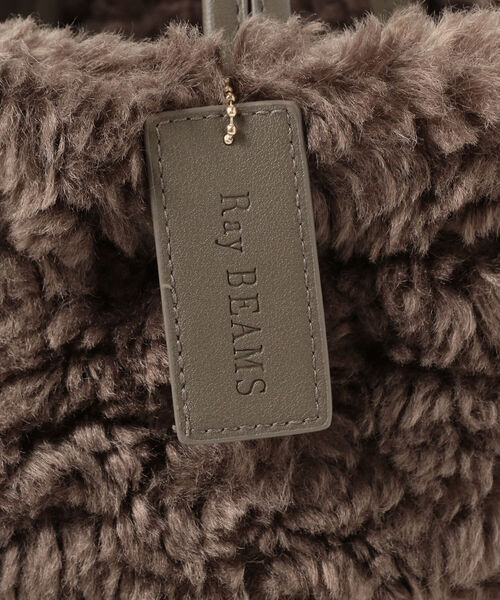 Ray BEAMS（レイビームス）の「Ray BEAMS / リバーシブル ボア バッグ（トートバッグ・レディース・ブラック/ダークブラウン・ONE SIZE）」の15枚目の写真