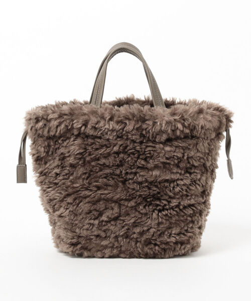 Ray BEAMS（レイビームス）の「Ray BEAMS / リバーシブル ボア バッグ（トートバッグ・レディース・ブラック/ダークブラウン・ONE SIZE）」の17枚目の写真