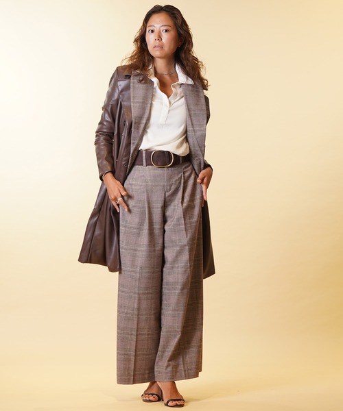 BANANA REPUBLIC ダブルブレストジャケット チェック柄 BANANA REPUBLIC ダブルブレストジャケット チェック柄