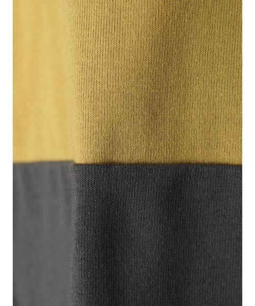 Green Parks(グリーンパークス)の「・novem9 カラーブロックTシャツ(Tシャツ/カットソー・レディース・チャコールグレー/ベージュ/モカ・FREE)」の19枚目の写真