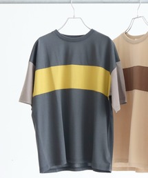 Green　Parks | ・novem9 カラーブロックTシャツ(Tシャツ/カットソー)