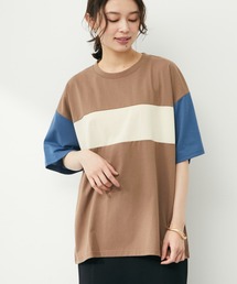 Green　Parks | ・novem9 カラーブロックTシャツ(Tシャツ/カットソー)