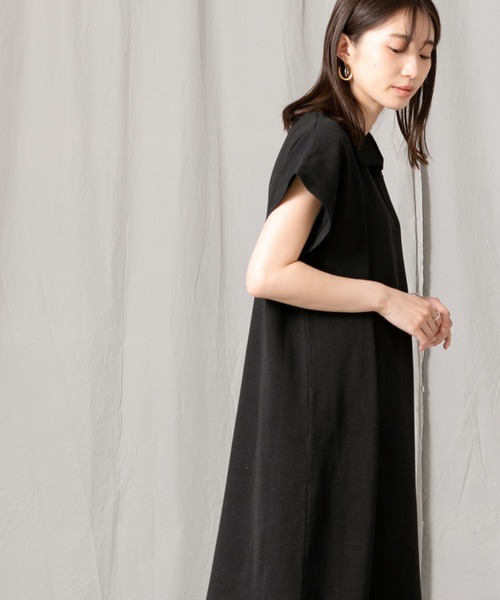 Gready Brilliant（グレディブリリアン）の「Ｅヤーンシャツ衿ワンピース（ワンピース・レディース・ブラック/ブラウン・38）」の15枚目の写真