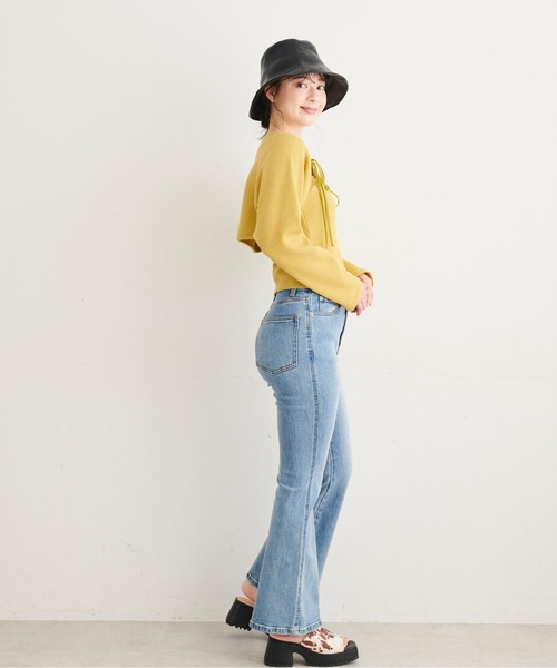 FREE'S MART（フリーズマート）の「◆PUチューリップバケット（ハット・レディース・ブラック/ブラウン・ﾌﾘ-）」の7枚目の写真