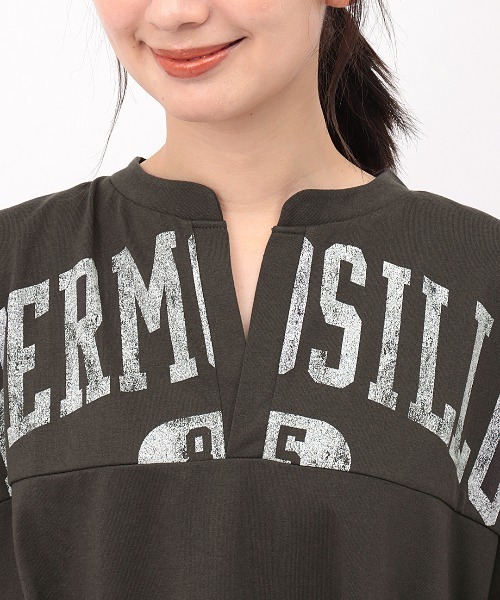 チチカカ（チチカカ）の「ロゴデザインチュニック（チュニック・レディース・オフホワイト/グリーン/ブラック・FREE）」の14枚目の写真