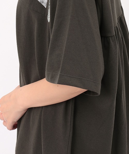 チチカカ（チチカカ）の「ロゴデザインチュニック（チュニック・レディース・オフホワイト/グリーン/ブラック・FREE）」の16枚目の写真