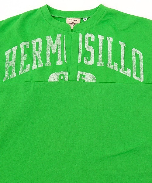 チチカカ（チチカカ）の「ロゴデザインチュニック（チュニック・レディース・オフホワイト/グリーン/ブラック・FREE）」の19枚目の写真