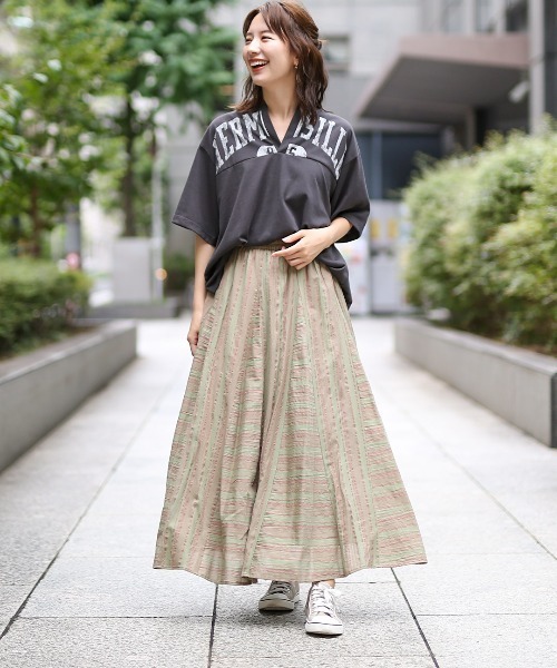 チチカカ（チチカカ）の「ロゴデザインチュニック（チュニック・レディース・オフホワイト/グリーン/ブラック・FREE）」の6枚目の写真