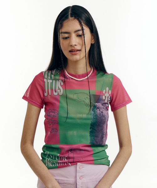 WHYNOTUS ワイノットアス mesh shirts メッシュシャツ WHYNOTUS ワイノットアス mesh shirts メッシュシャツ