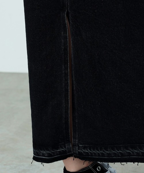 EDWIN（エドウィン）の「essentials ロングデニムスカート（デニムスカート・レディース・ブラック/ブルー・SMALL/MEDIUM）」の10枚目の写真