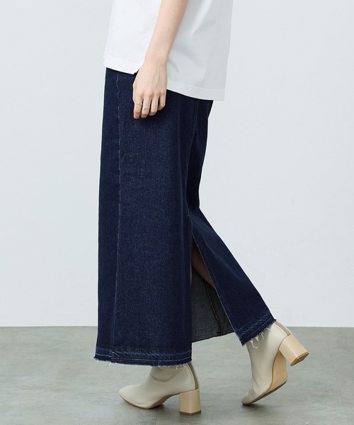 EDWIN（エドウィン）の「essentials ロングデニムスカート（デニムスカート・レディース・ブラック/ブルー・SMALL/MEDIUM）」の14枚目の写真