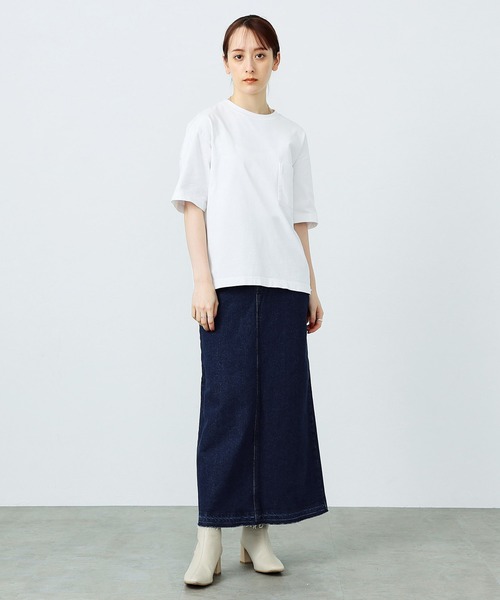 EDWIN（エドウィン）の「essentials ロングデニムスカート（デニムスカート・レディース・ブラック/ブルー・SMALL/MEDIUM）」の22枚目の写真