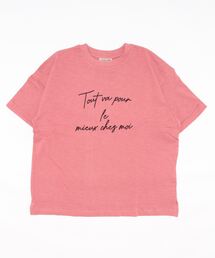 Samansa Mos2 | スラブ天竺ロゴTシャツ(Tシャツ/カットソー)