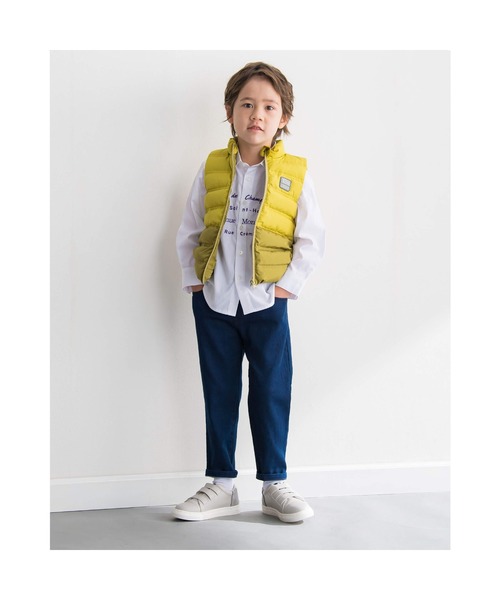 BeBe（ベベ）の「BeBe/ジョグデニム パンツ (90~150cm)（デニムパンツ・キッズ・ネイビー・150/130/100/140/90/110/120）」の5枚目の写真