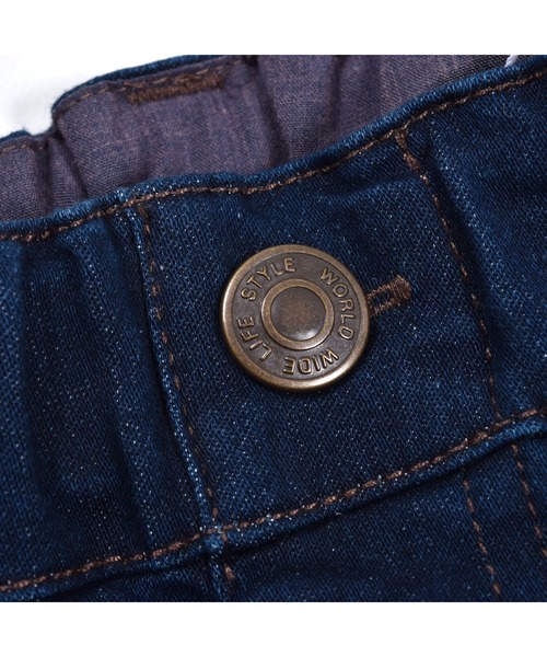 BeBe（ベベ）の「BeBe/ジョグデニム パンツ (90~150cm)（デニムパンツ・キッズ・ネイビー・150/130/100/140/90/110/120）」の13枚目の写真