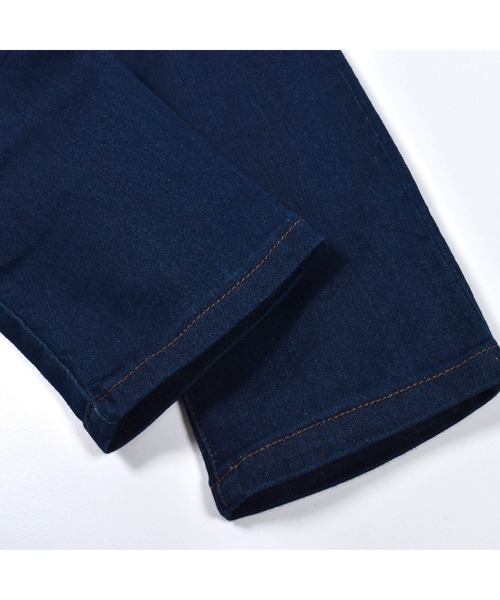 BeBe（ベベ）の「BeBe/ジョグデニム パンツ (90~150cm)（デニムパンツ・キッズ・ネイビー・150/130/100/140/90/110/120）」の6枚目の写真