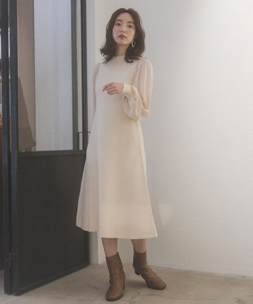 Andemiu(アンデミュウ)の「イソザイフレアミニワンピース126936(ワンピース・レディース・ブラック/ピンク/ブルー/アイボリー・FREE)」の14枚目の写真
