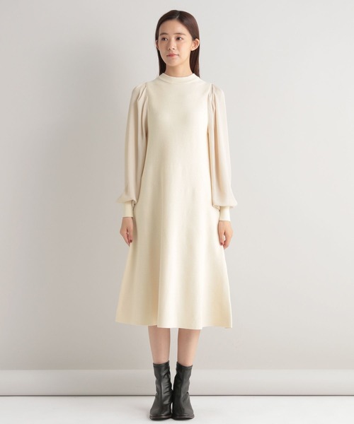 Andemiu(アンデミュウ)の「イソザイフレアミニワンピース126936(ワンピース・レディース・ブラック/ピンク/ブルー/アイボリー・FREE)」の12枚目の写真