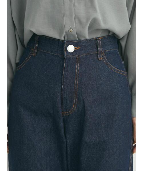 Green　Parks（グリーンパークス）の「セミフレアデニムパンツ（その他パンツ・レディース・ブラック/グレー/ワンウォッシュ・S/M）」の7枚目の写真