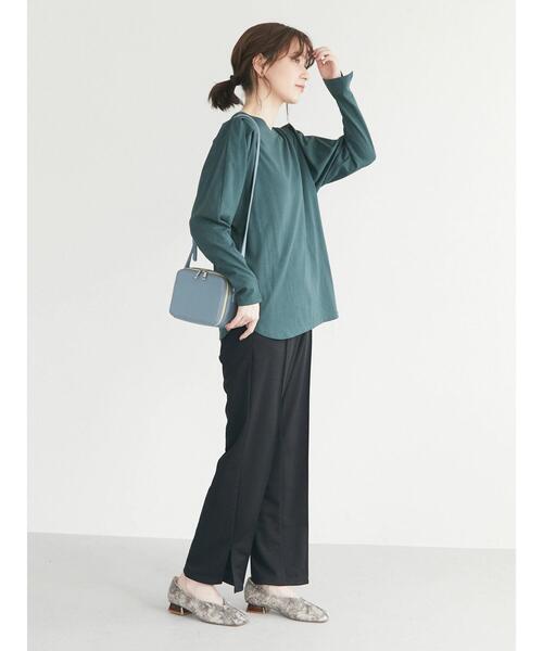 Green　Parks（グリーンパークス）の「セミフレアデニムパンツ（その他パンツ・レディース・ブラック/グレー/ワンウォッシュ・S/M）」の21枚目の写真