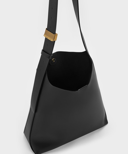 CHARLES & KEITH（チャールズ & キース）の「Edna エドナ トートバッグ（トートバッグ・レディース・ブラウン系その他4/クリーム/チョコ/オートミール/ブラック・L）」の12枚目の写真