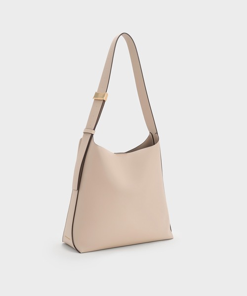 CHARLES & KEITH（チャールズ & キース）の「Edna エドナ トートバッグ（トートバッグ・レディース・ブラウン系その他4/クリーム/チョコ/オートミール/ブラック・L）」の17枚目の写真