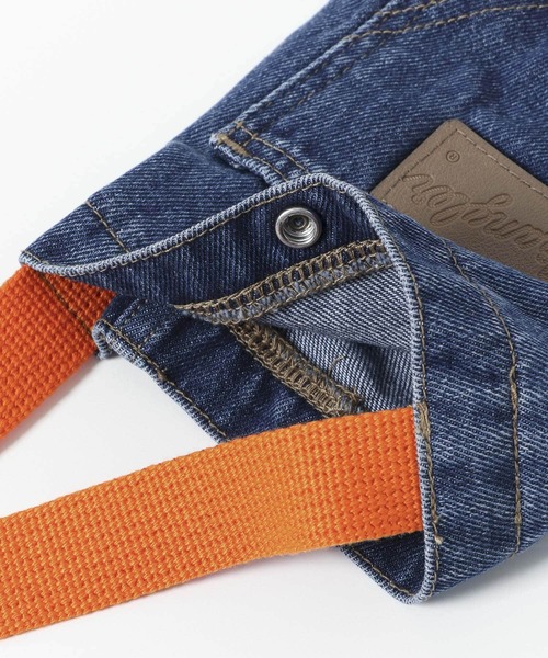 Wrangler（ラングラー）の「『WEB/一部店舗限定』Wrangler　SHOULDER BAG（ショルダーバッグ・メンズ・ライトインディゴブルー/インディゴブルー・ONE）」の10枚目の写真