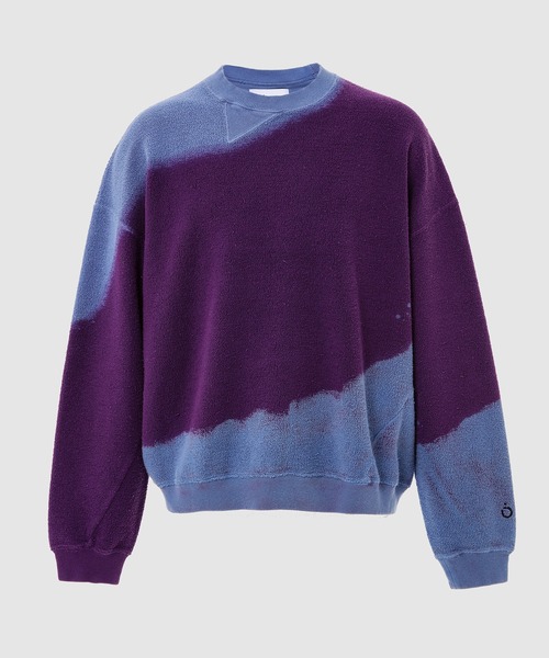NOMA t.d.(ノーマティーディー)の「Hand Dyed Twist Sweat(スウェット・メンズ・パープル/ブラウン/ブラック/グレー・2/3/4/1/5)」の1枚目の写真