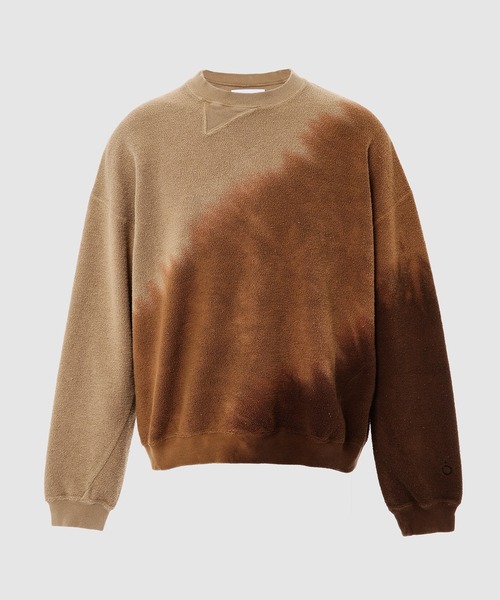 NOMA t.d.(ノーマティーディー)の「Hand Dyed Twist Sweat(スウェット・メンズ・パープル/ブラウン/ブラック/グレー・2/3/4/1/5)」の4枚目の写真
