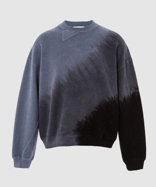 NOMA t.d.(ノーマティーディー)の「Hand Dyed Twist Sweat(スウェット・メンズ・パープル/ブラウン/ブラック/グレー・2/3/4/1/5)」の3枚目の写真