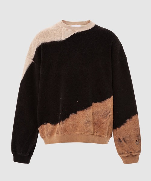 NOMA t.d.(ノーマティーディー)の「Hand Dyed Twist Sweat(スウェット・メンズ・パープル/ブラウン/ブラック/グレー・2/3/4/1/5)」の2枚目の写真