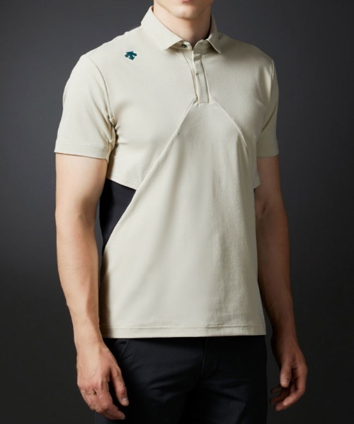 DESCENTE GOLF（デサントゴルフ）の「ソロテックス鹿の子シャツ 半袖