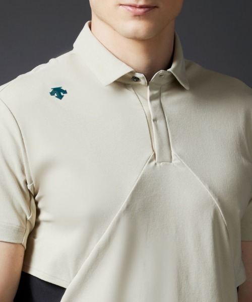 DESCENTE GOLF（デサントゴルフ）の「ソロテックス鹿の子シャツ 半袖