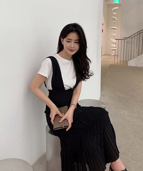 Girly Doll（ガーリードール）の「ティアードフリルマーメイドジャンスカ（ジャンパースカート・レディース・ブラック・M/L）」の22枚目の写真