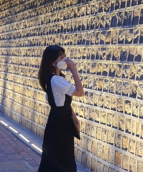 Girly Doll（ガーリードール）の「ティアードフリルマーメイドジャンスカ（ジャンパースカート・レディース・ブラック・M/L）」の4枚目の写真