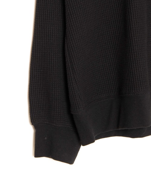 WEGO（ウィゴー）の「WEGO/ヘビーワッフルBIGロンT（Tシャツ/カットソー・メンズ・ホワイト/ブラック・MEDIUM/LARGE）」の21枚目の写真